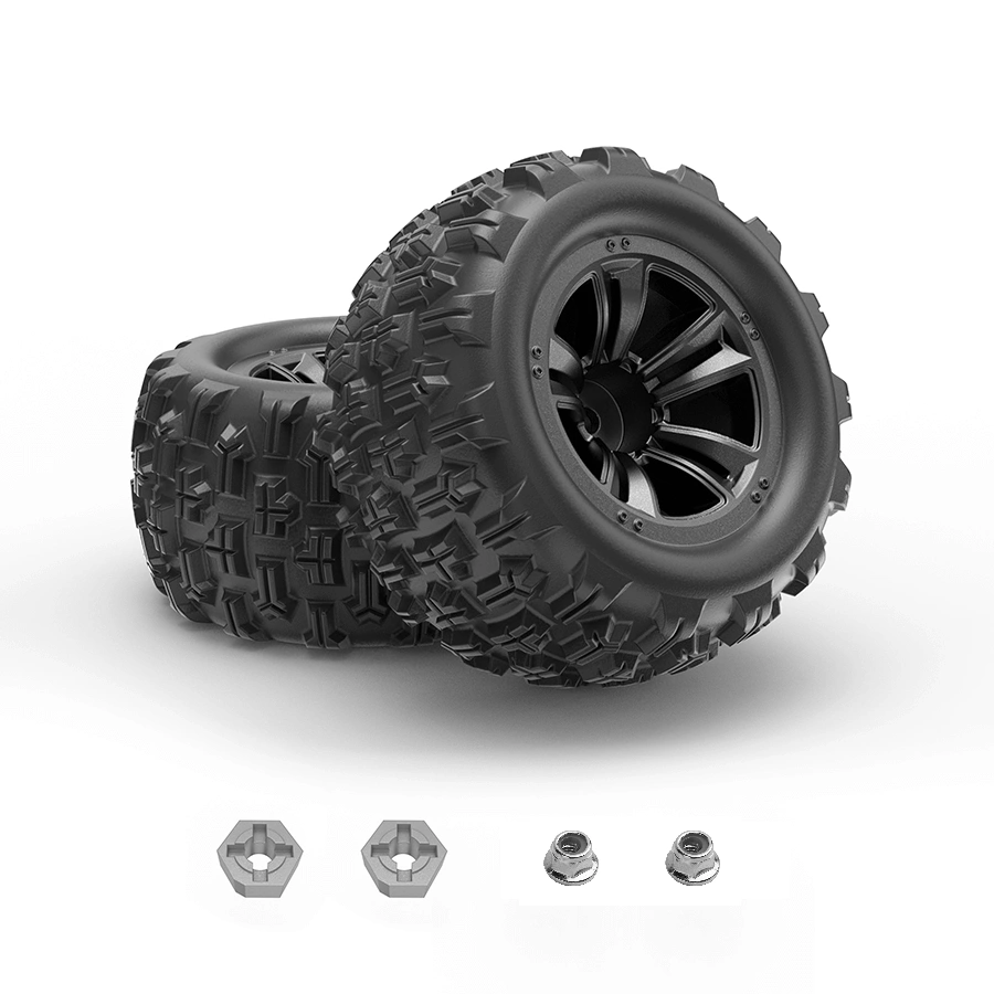 RC Car Wheels & Tires: Blast Off! Ready to Roll (2 Pack)